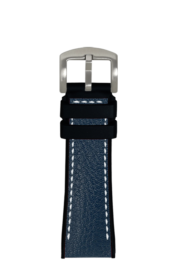 Chevre Navy Blue