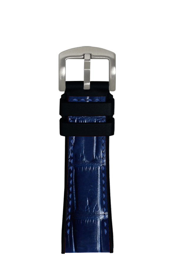 Croco Navy Blue