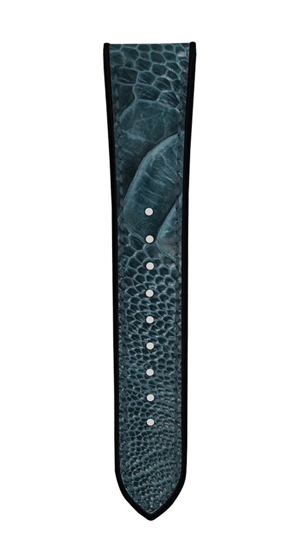 Ostrich Leg Blue Jeans
