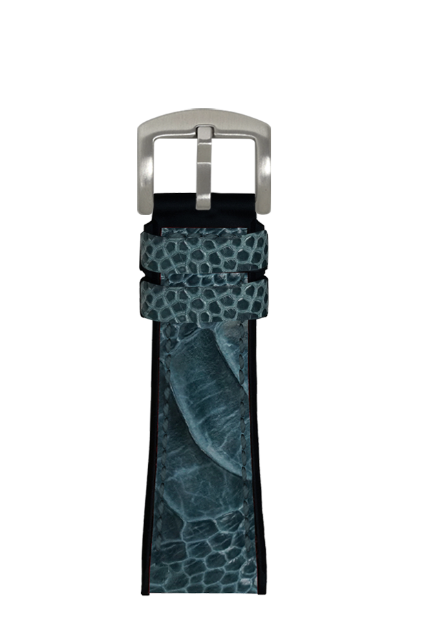 Ostrich Leg Blue Jeans