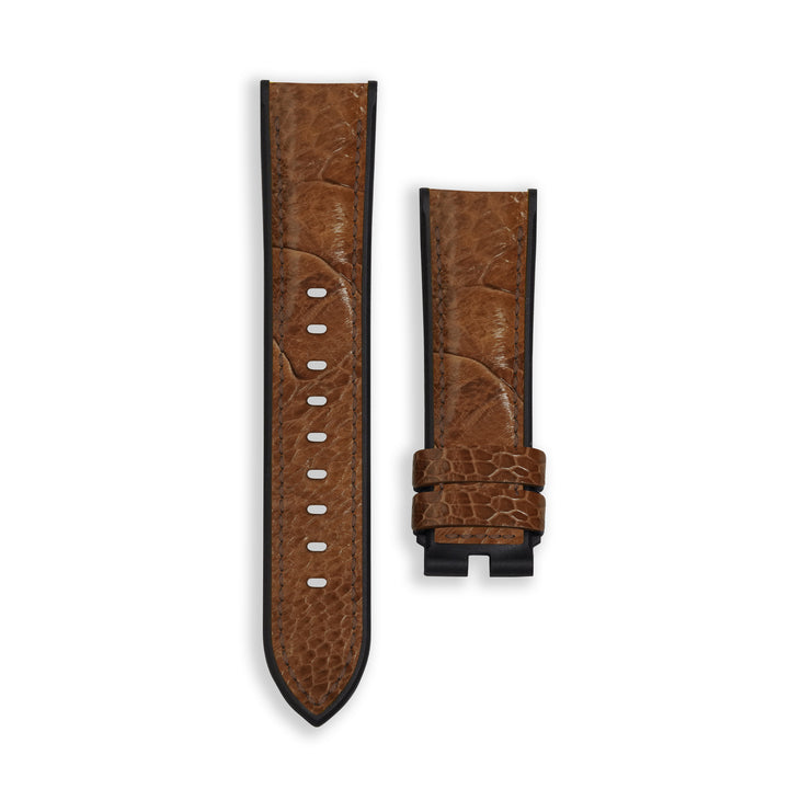 Ostrich Leg Brown for Panerai