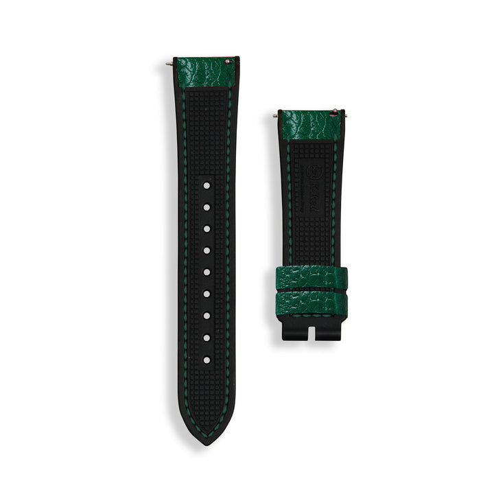 Exotic Skin - Ostrich Leg Green