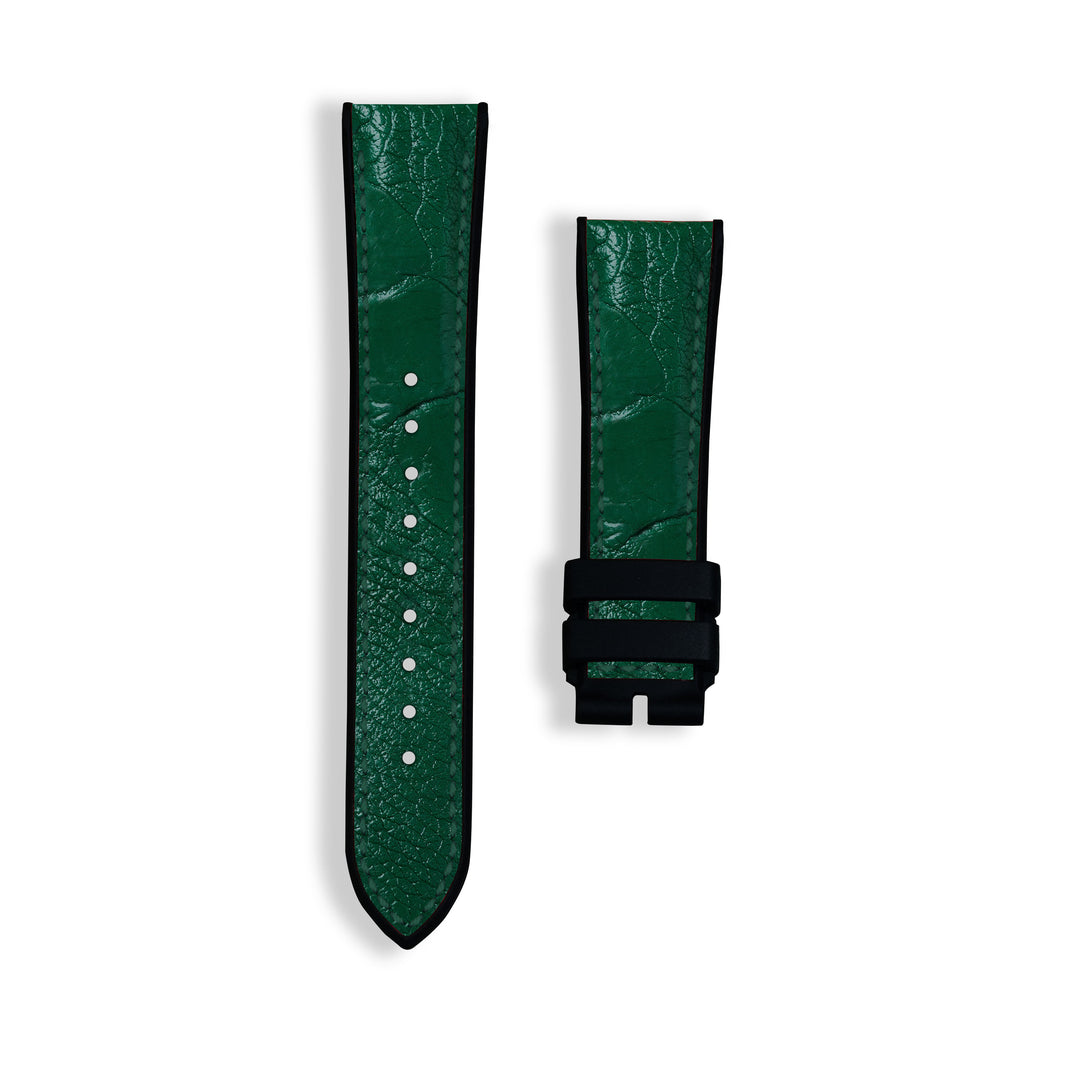 Exotic Skin - Ostrich Leg Green