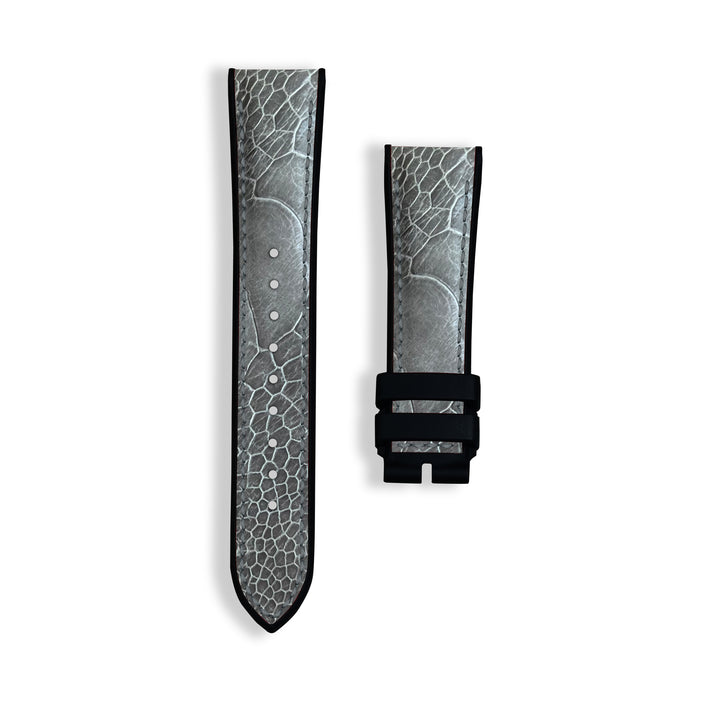 Exotic Skin - Ostrich Leg Light Grey
