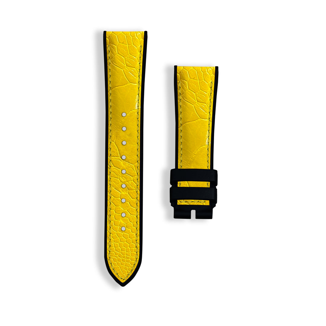 Exotic Skin - Ostrich Leg Yellow
