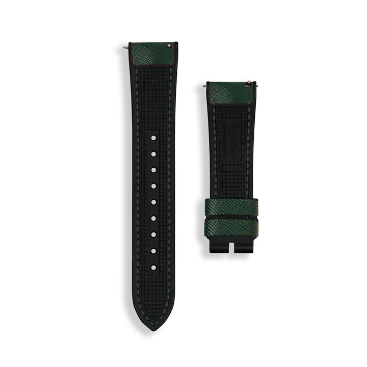 Waterproof - Saffiano Dark Green